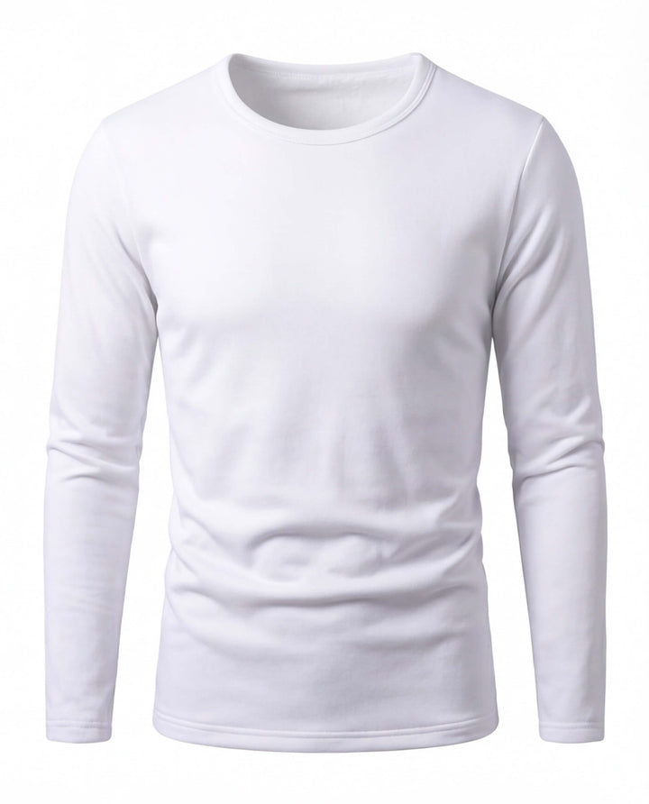 Sous Couche Homme Col Rond Doublure Polaire Manches Longues