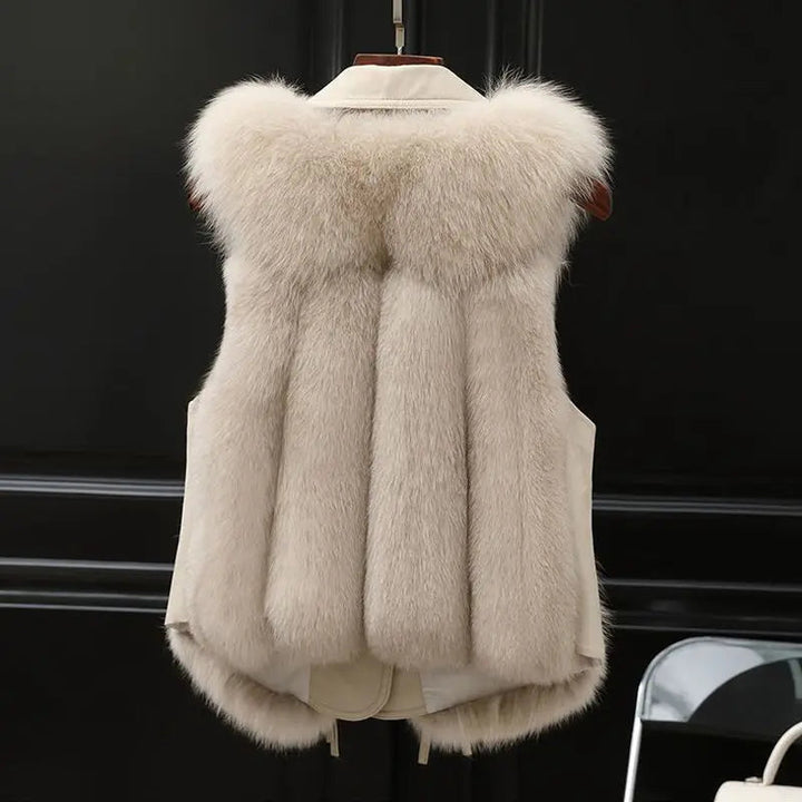 Gilet Femme en Fausse Fourrure