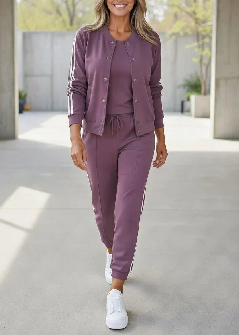 Ensemble Femme 3 Pièces avec Pantalon et Veste