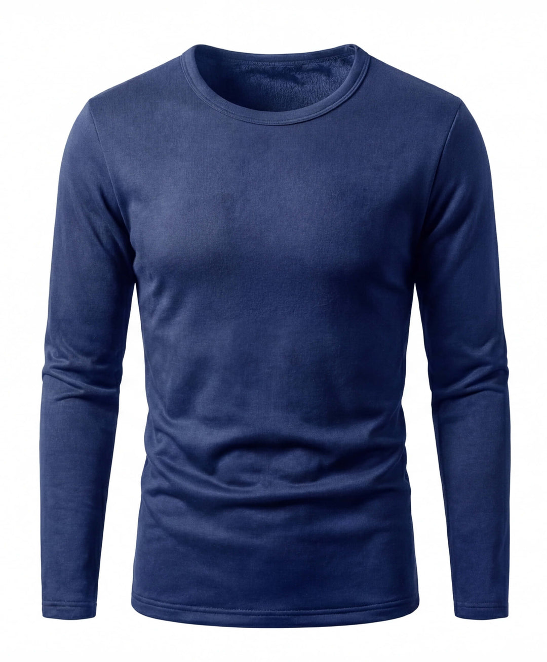 Sous Couche Homme Col Rond Doublure Polaire Manches Longues