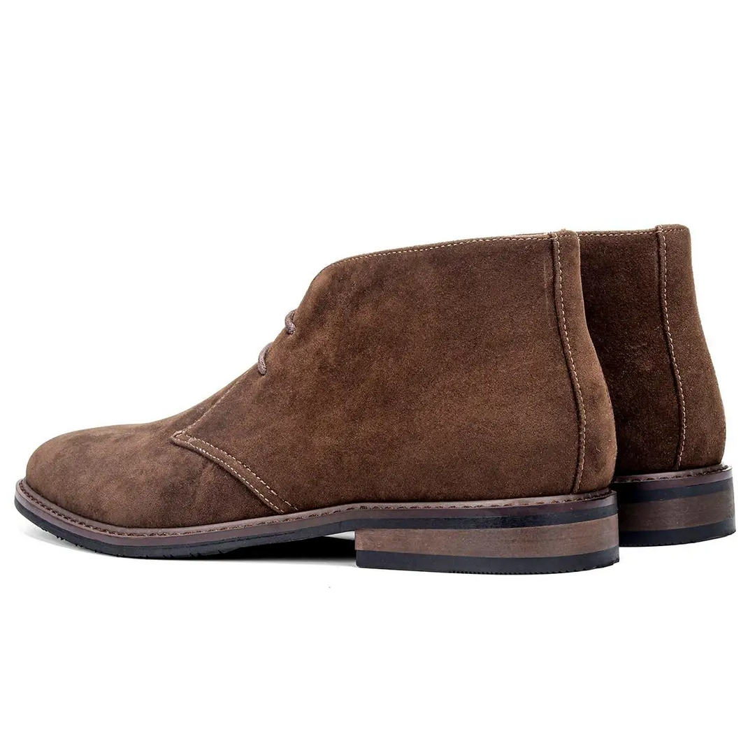 Bottines Homme Chukka en Daim à Lacets