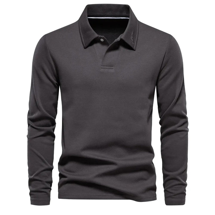 Maxime | Polo à manches longues pour hommes