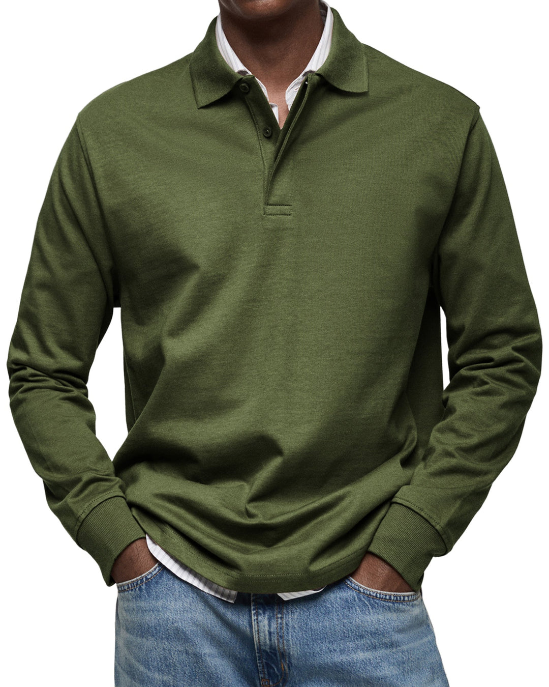 Polo Homme Manches Longues