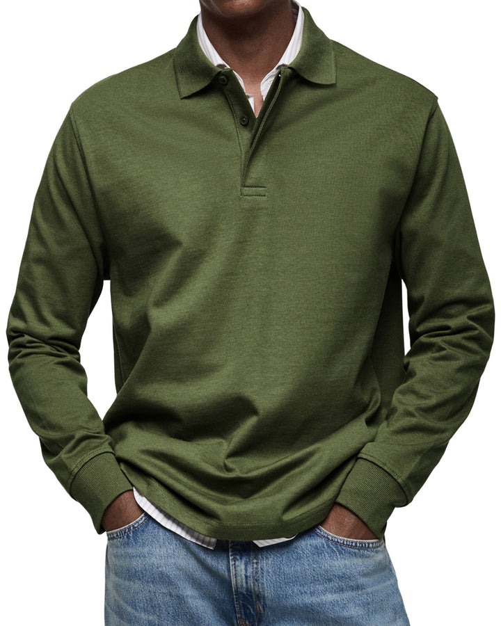 Polo Homme Manches Longues