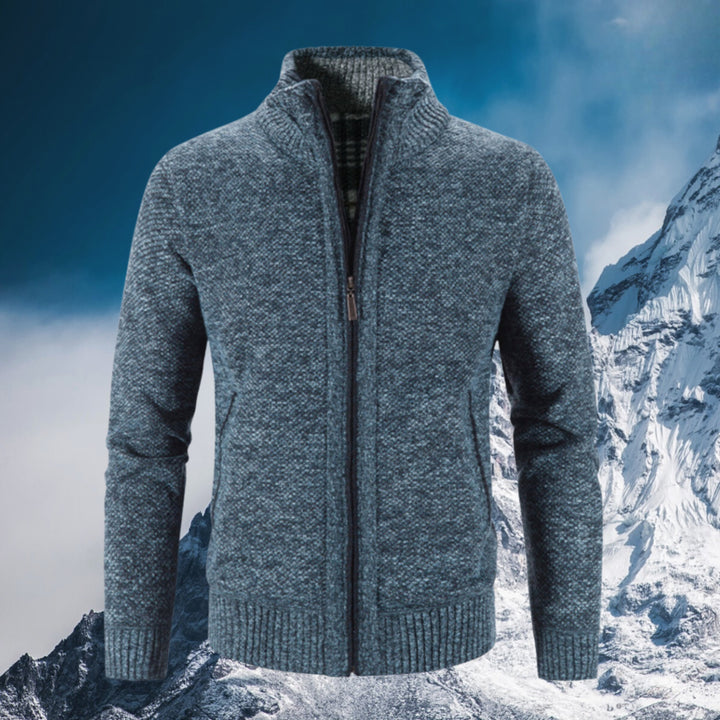 Gilet d’Hiver Homme Zippé avec Doublure Chaude