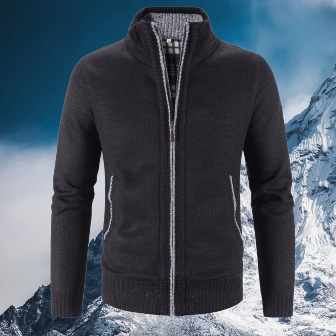 Gilet d’Hiver Homme Zippé avec Doublure Chaude