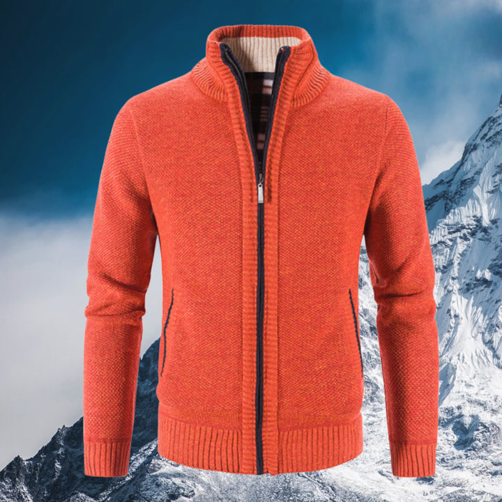 Gilet d’Hiver Homme Zippé avec Doublure Chaude