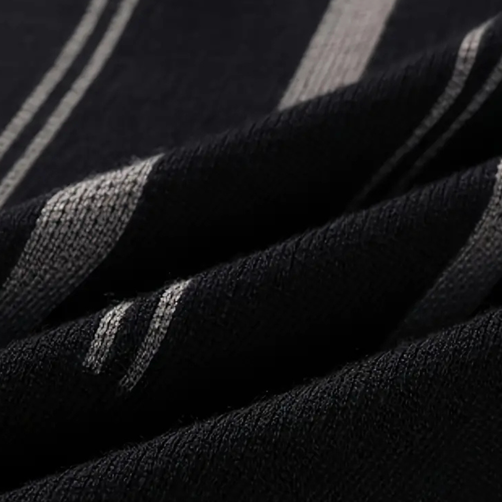 EMILIO - Gilet Rayé Chic pour Hommes en Style Décontracté