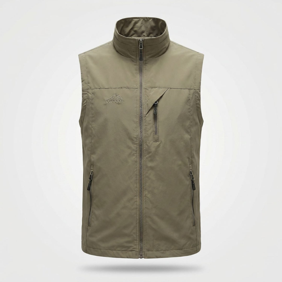 Gilet de Randonnée Homme Léger Respirant Multi Poches