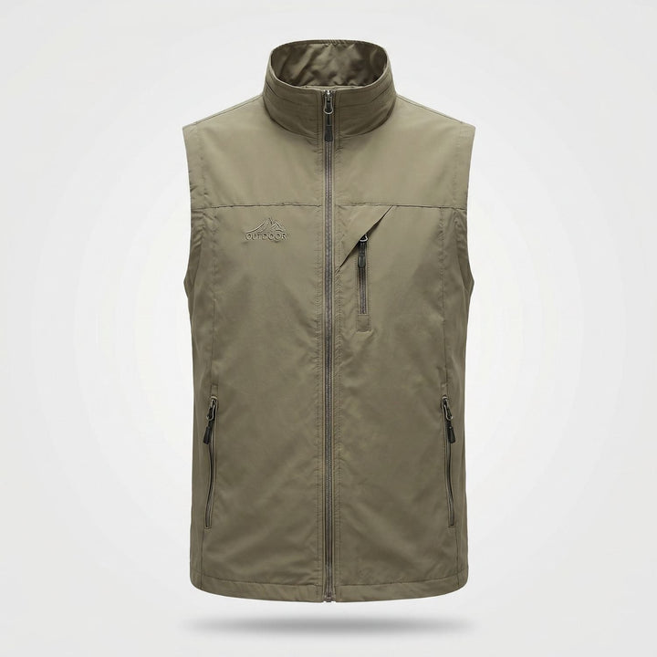 Gilet de Randonnée Homme Léger Respirant Multi Poches