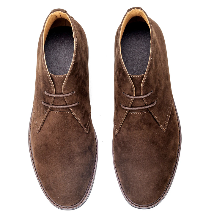 Bottines Homme Chukka en Daim à Lacets