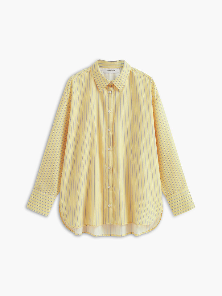 Séverine | Chemise à rayures avec boutons pour femmes