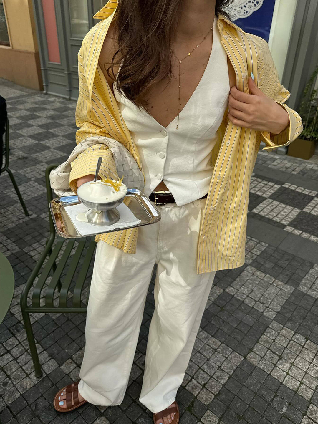 Séverine | Chemise à rayures avec boutons pour femmes