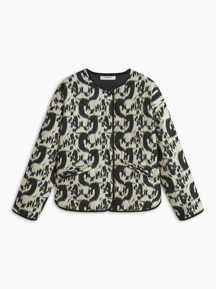 Amélie | Manteau à imprimé animalier pour femmes