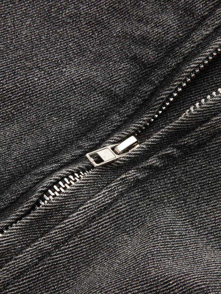 Floriane | Veste de moto noire courte pour femmes