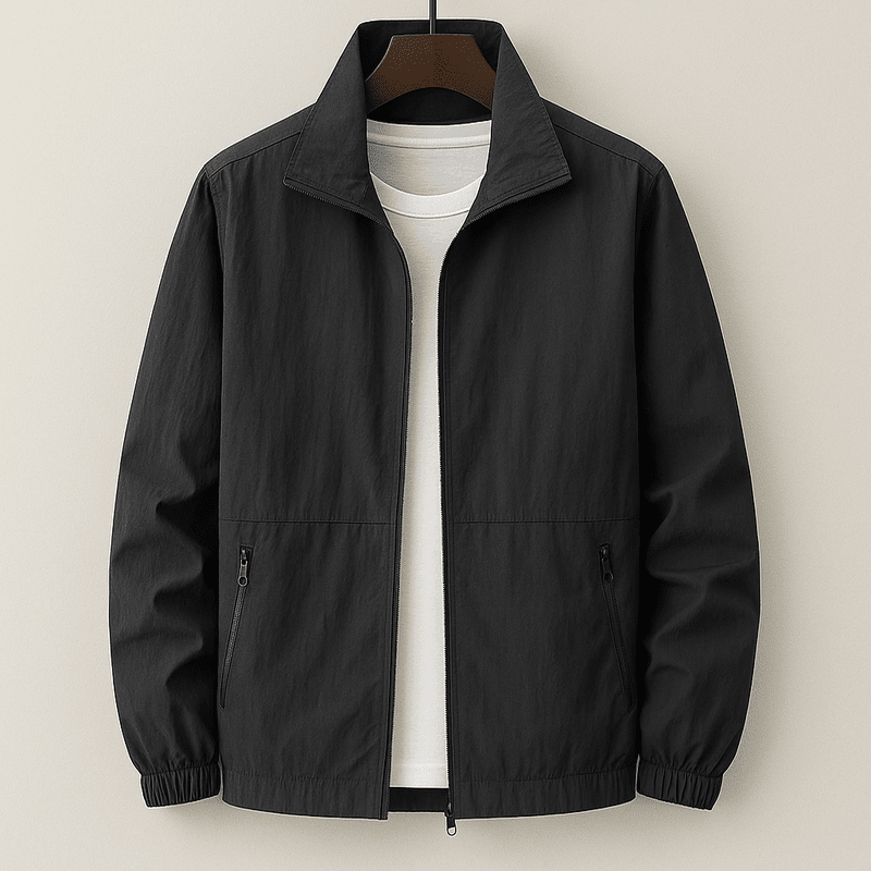 Veste Cargo Militaire Homme en Coton à Col Montant