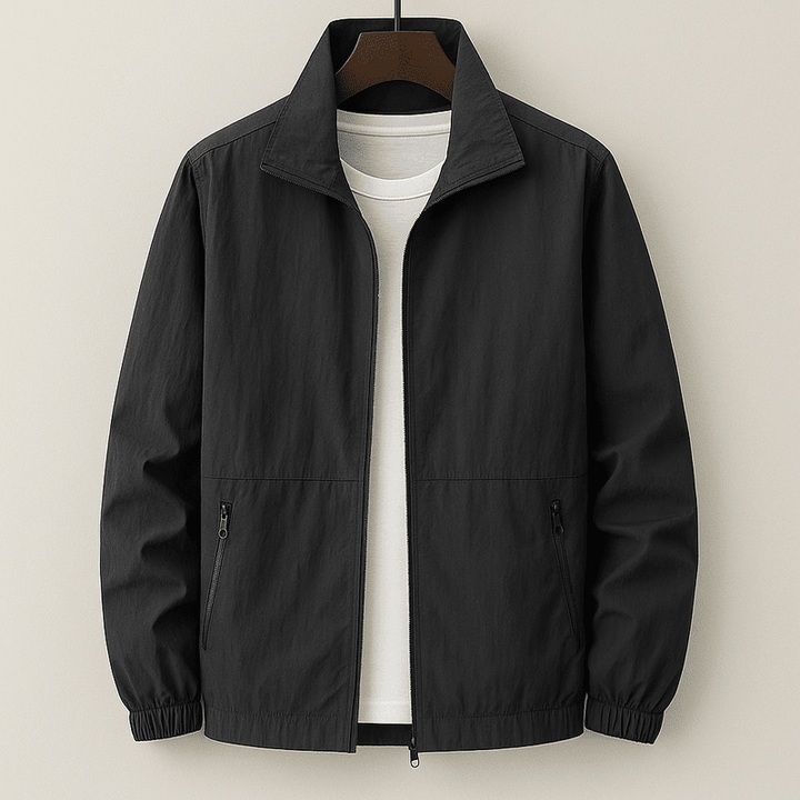 Veste Cargo Militaire Homme en Coton à Col Montant
