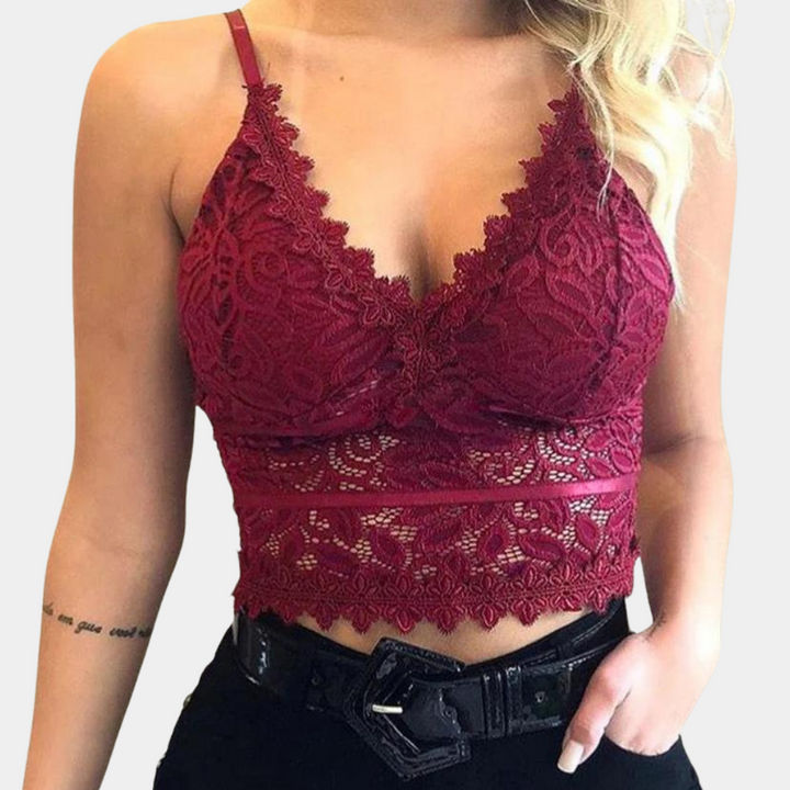 Blandine | Haut pour Femme | Court, Détails Travaillés & Élégant