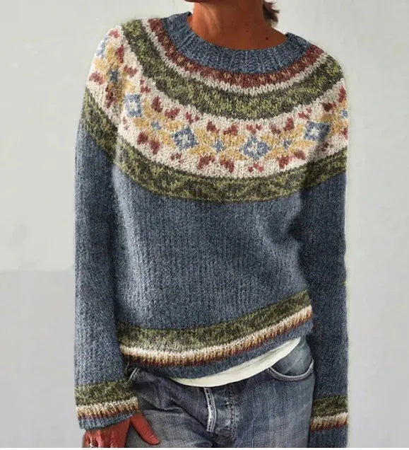 Pull Femme en Maille Style Scandinave