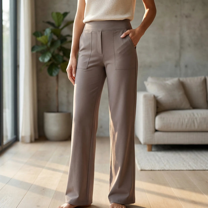Pantalon Femme Taille Haute Extensible