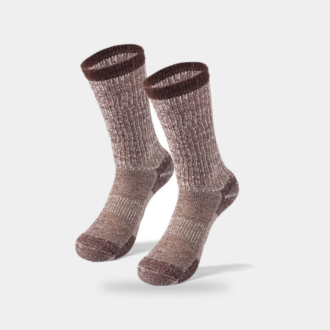 Chaussettes de Randonnée Homme Laine Mérinos Rembourrées