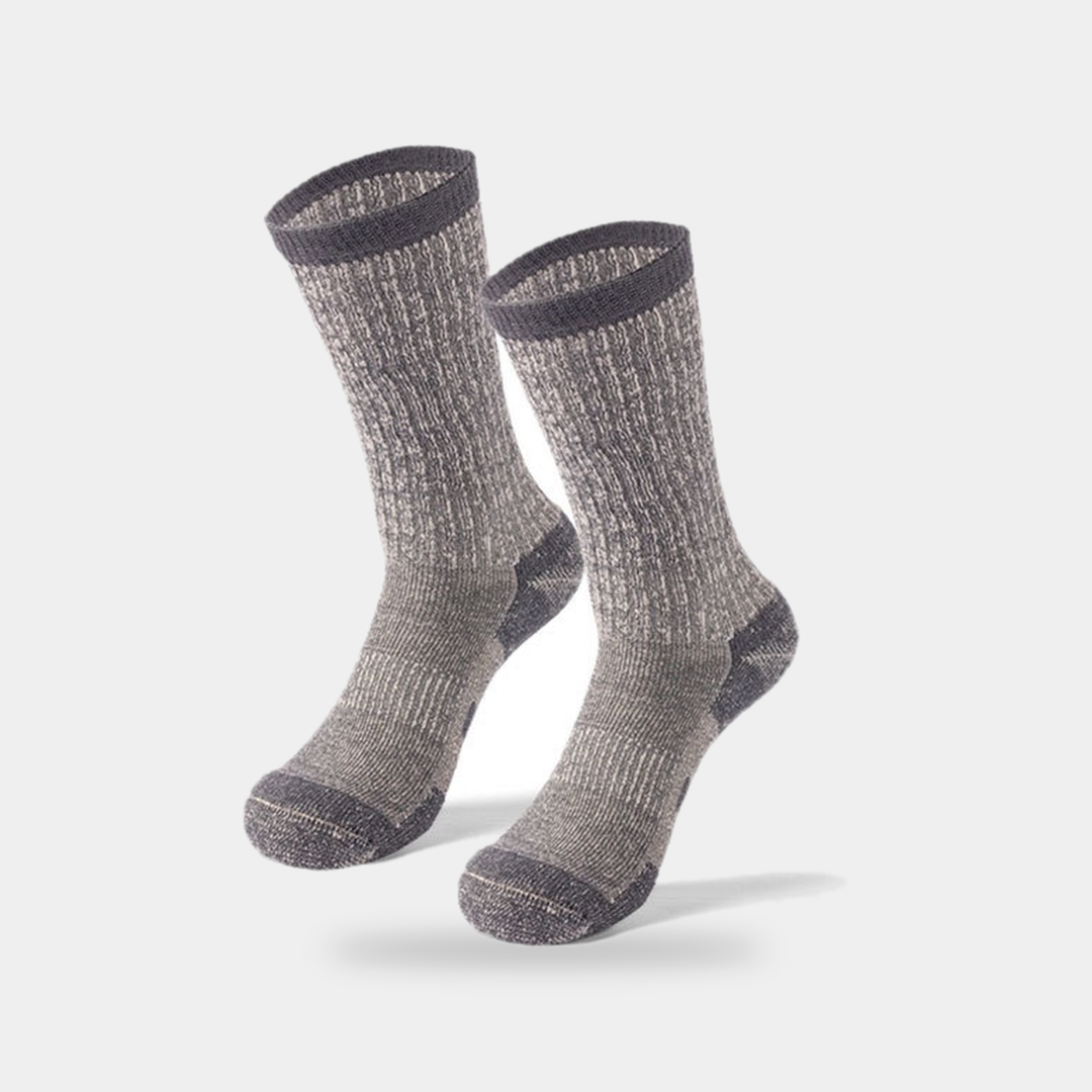 Chaussettes de Randonnée Homme Laine Mérinos Rembourrées
