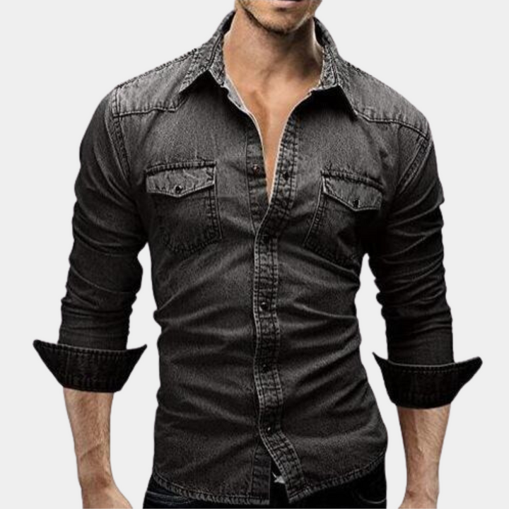 Percy - Chemise élégante à manches longues pour hommes