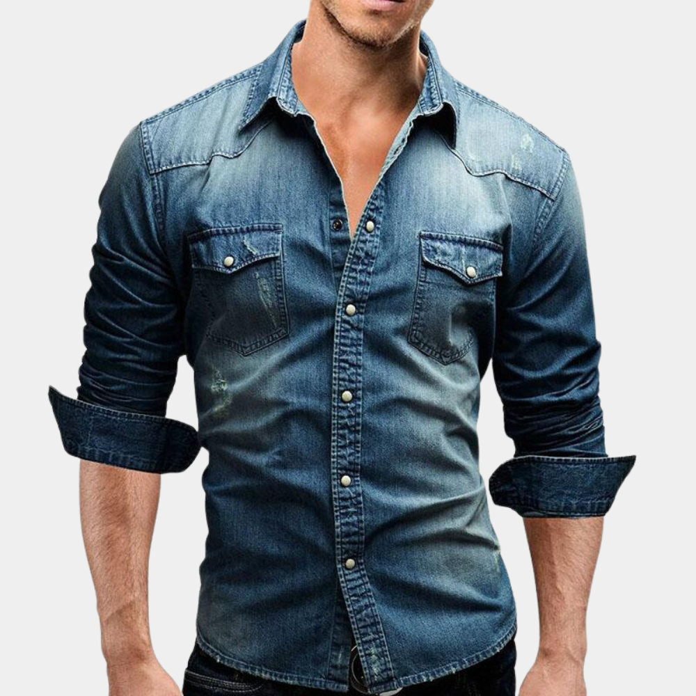 Percy - Chemise élégante à manches longues pour hommes
