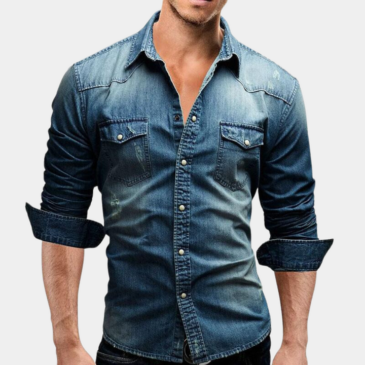 Percy - Chemise élégante à manches longues pour hommes