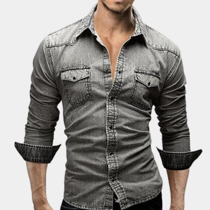 Percy - Chemise élégante à manches longues pour hommes