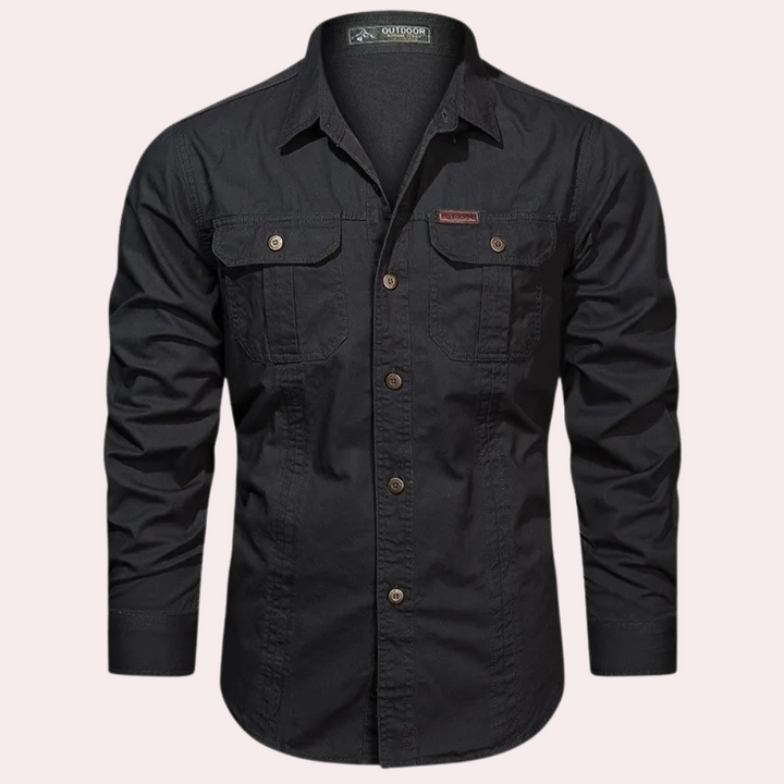 Barbeau - Chemise d'extérieur décontractée pour homme