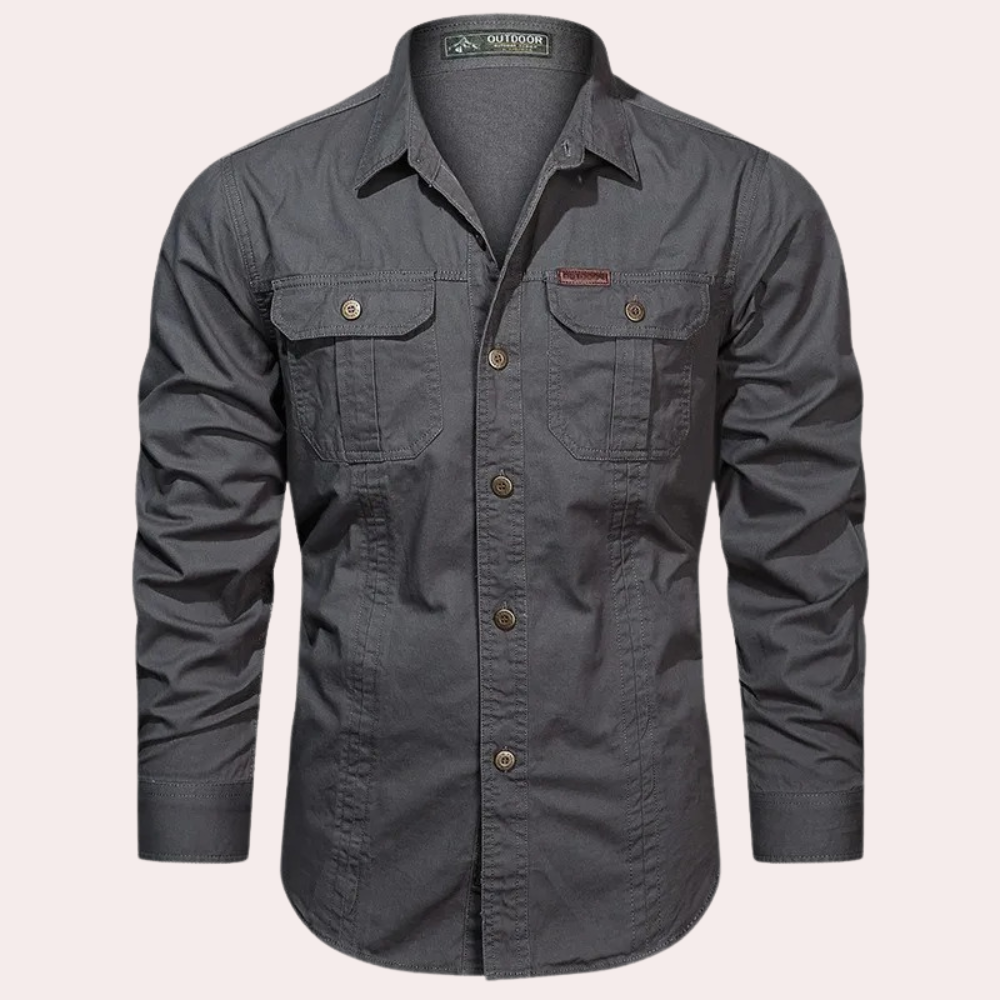 Barbeau - Chemise d'extérieur décontractée pour homme