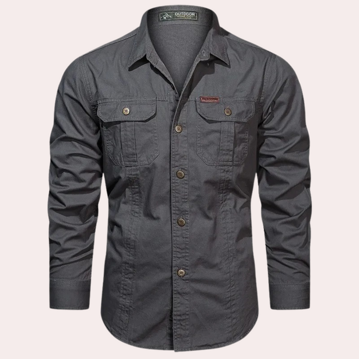 Barbeau - Chemise d'extérieur décontractée pour homme