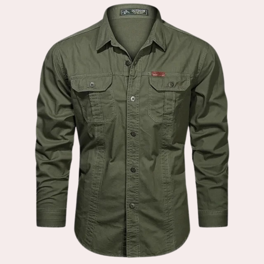 Barbeau - Chemise d'extérieur décontractée pour homme
