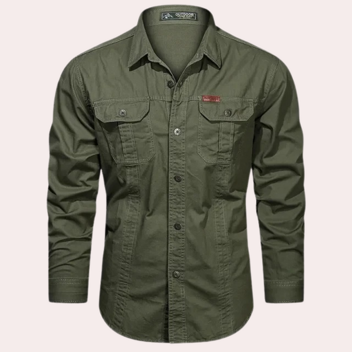 Barbeau - Chemise d'extérieur décontractée pour homme