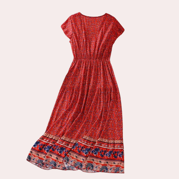 Ludmila - Robe bohème florale pour femmes