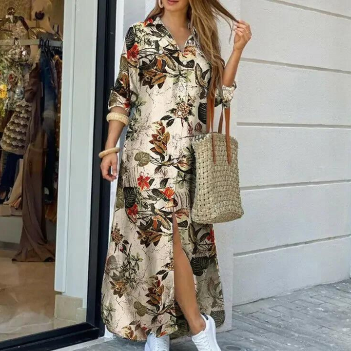 Floriana - Robe à fleurs tendance pour femmes