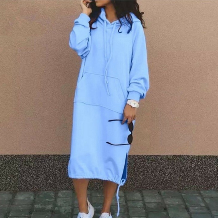 Rafaela - Robe pull à capuche pour femmes
