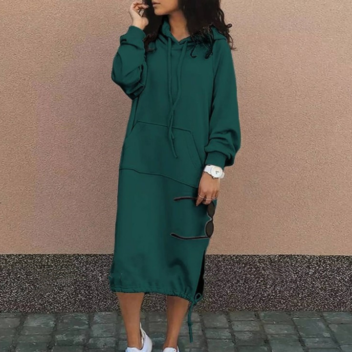 Rafaela - Robe pull à capuche pour femmes
