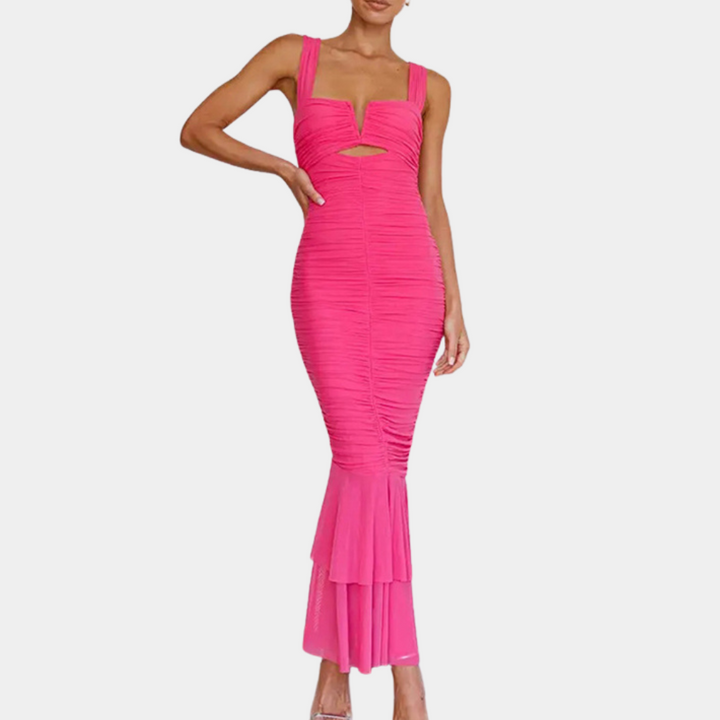 Aleksandra - Robe longue élégante et bien ajustée pour femmes