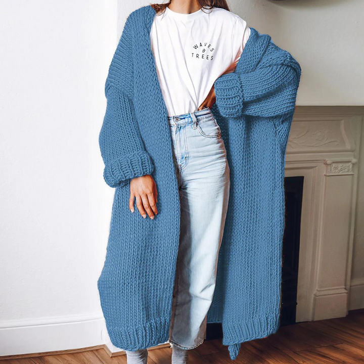 Margareta - Long cardigan en laine pour femmes