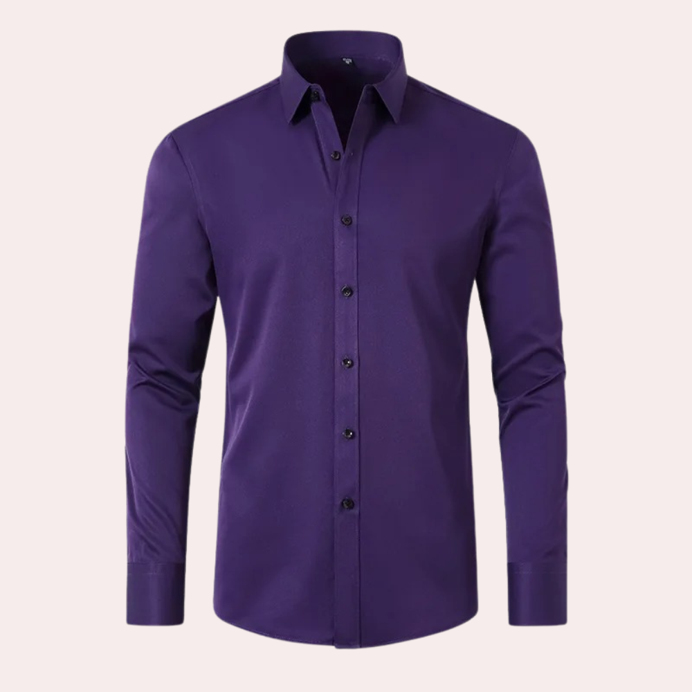 Lorenzo - Chemise élégante ultra extensible pour homme