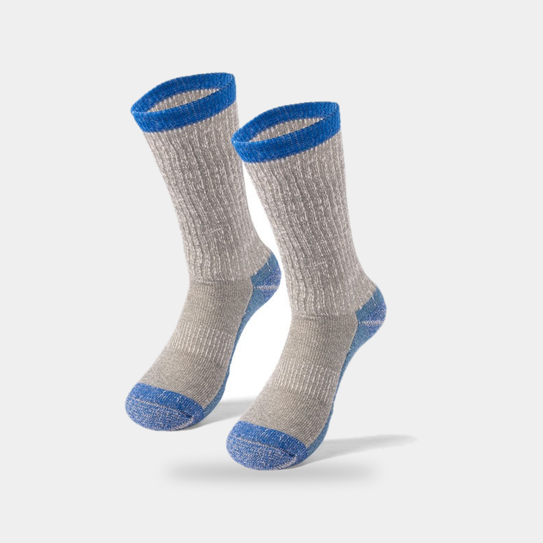 Chaussettes de Randonnée Homme Laine Mérinos Rembourrées