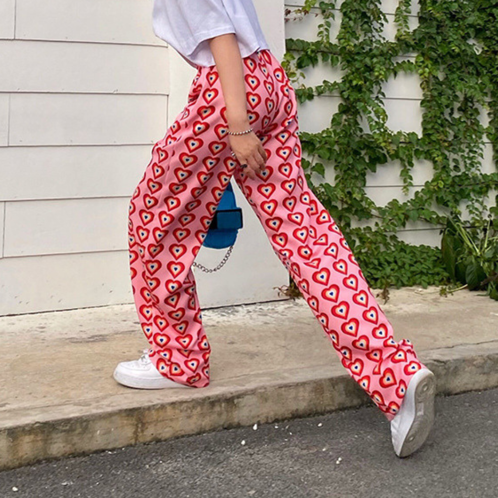 Vanessa - Pantalon large élégant avec taille flexible