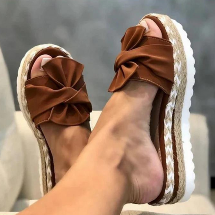 Irma - Sandales élégantes pour femmes avec nœud artistique