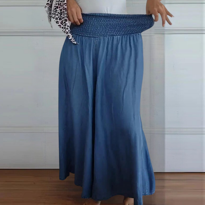 Perla - Pantalon Femme Trendy à Taille Haute