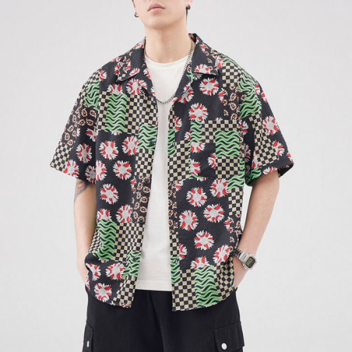 Victor - Chemise Hawaïenne Élégante pour Homme