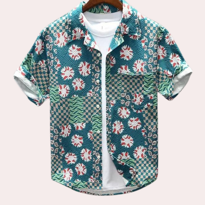 Victor - Chemise Hawaïenne Élégante pour Homme