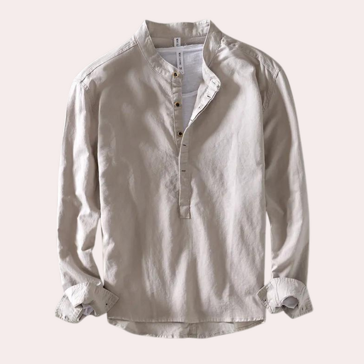 Ioan - Chemise à Manches Longues Élégance Décontractée