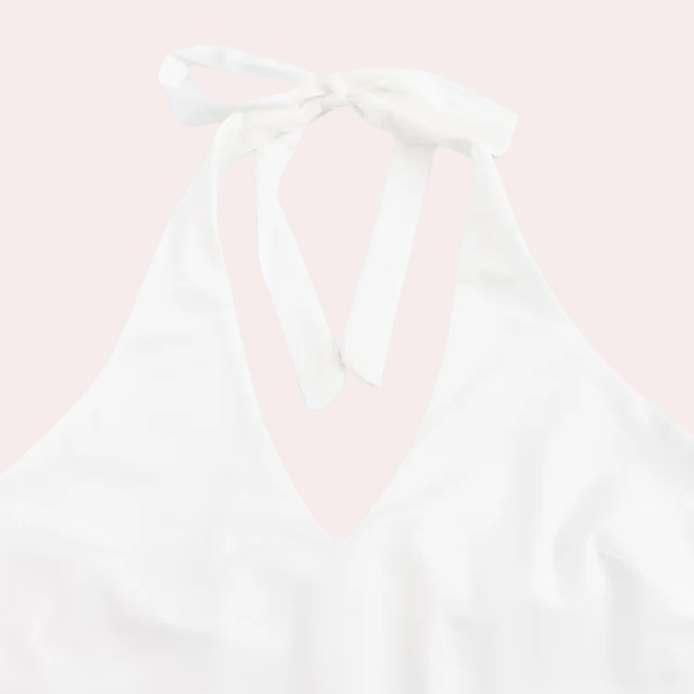 Mani - Robe estivale élégante à col V et dos nu